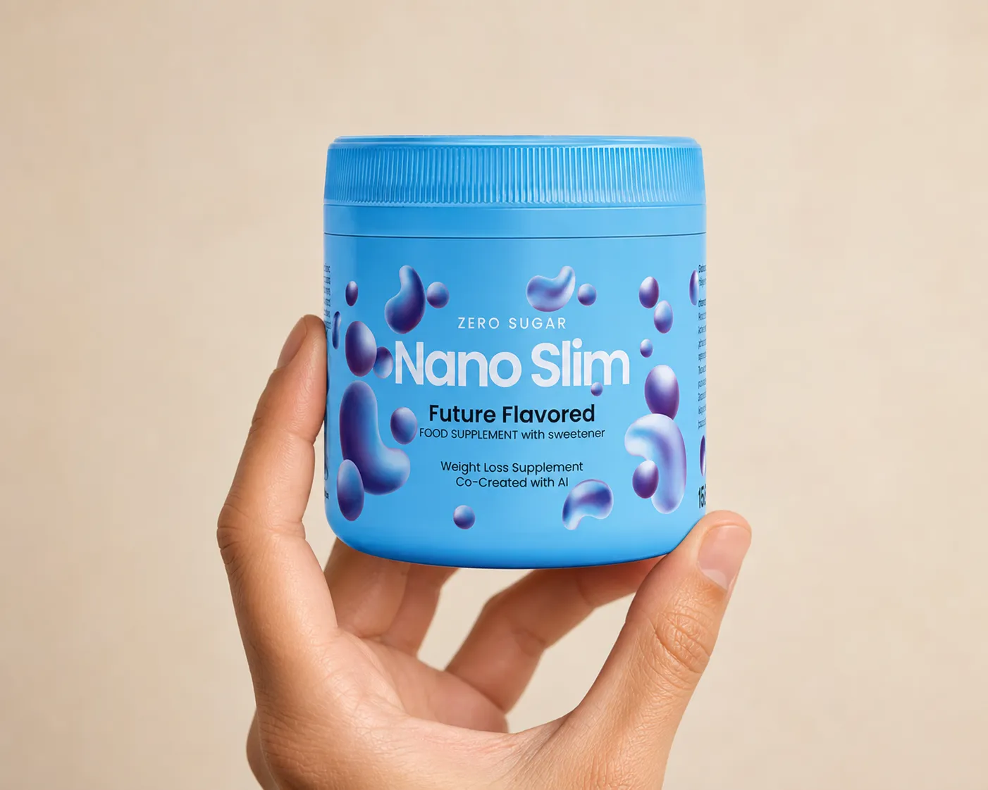 Nano Slim — el envase en la mano