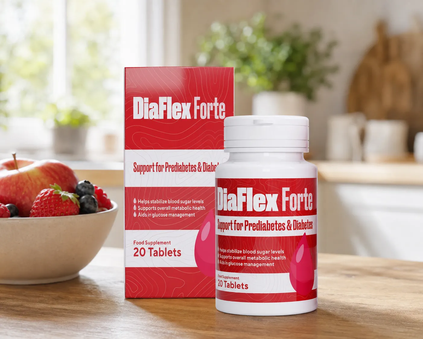 DiaFlex Forte — el envase en el día a día