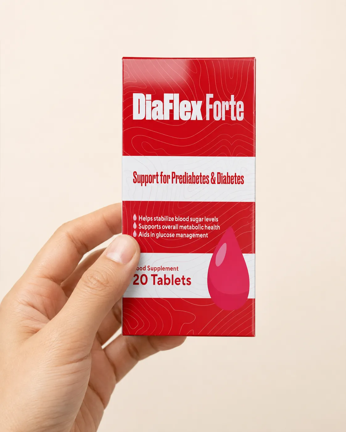 DiaFlex Forte — el envase en la mano