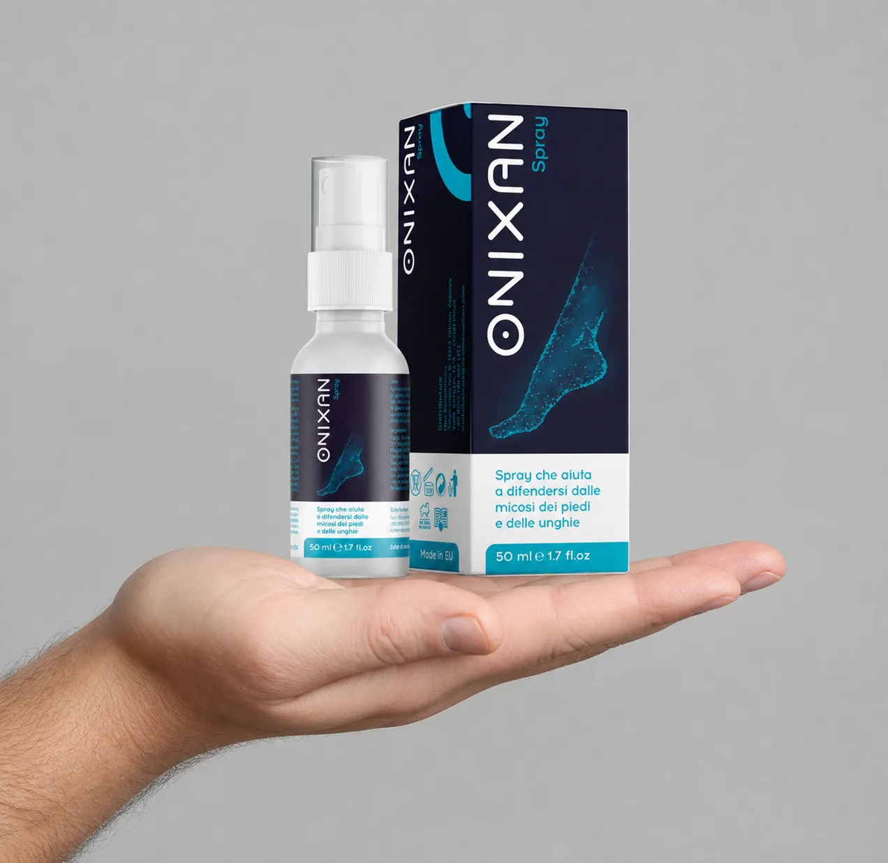 ONIXAN — el envase en la mano