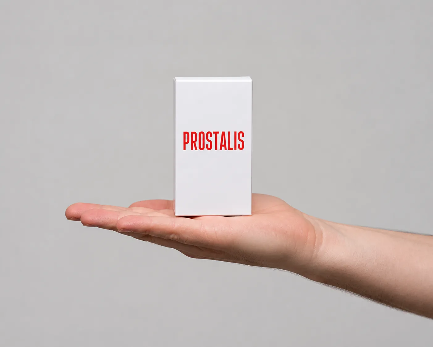 Prostalis — el envase en la mano
