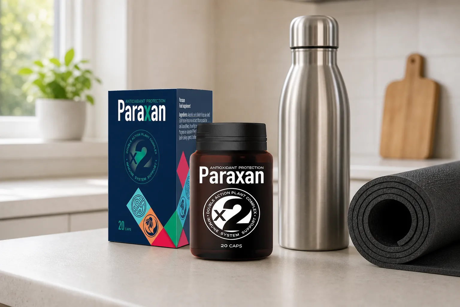Paraxan — el envase en el día a día