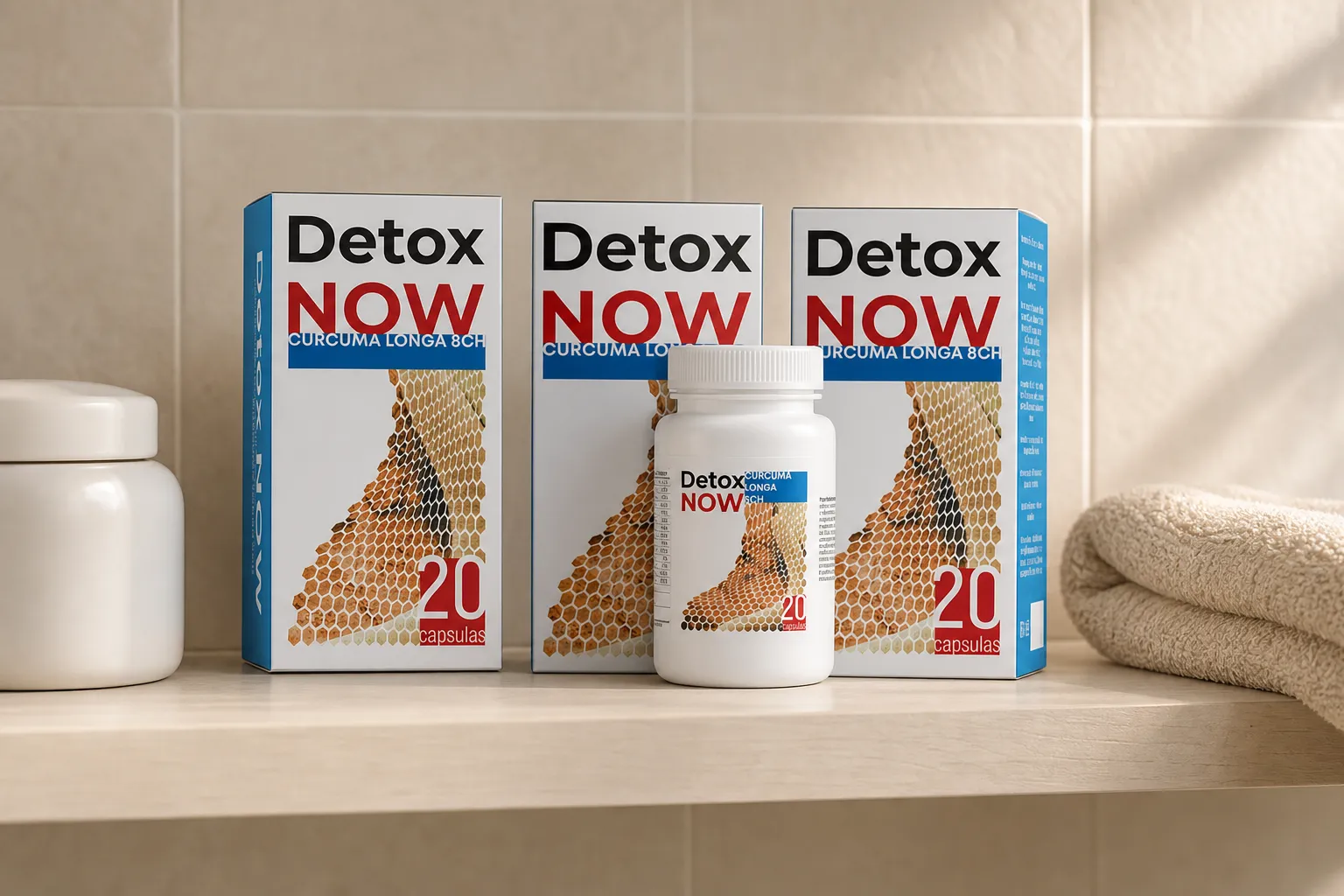 Detox Now — el envase en el día a día