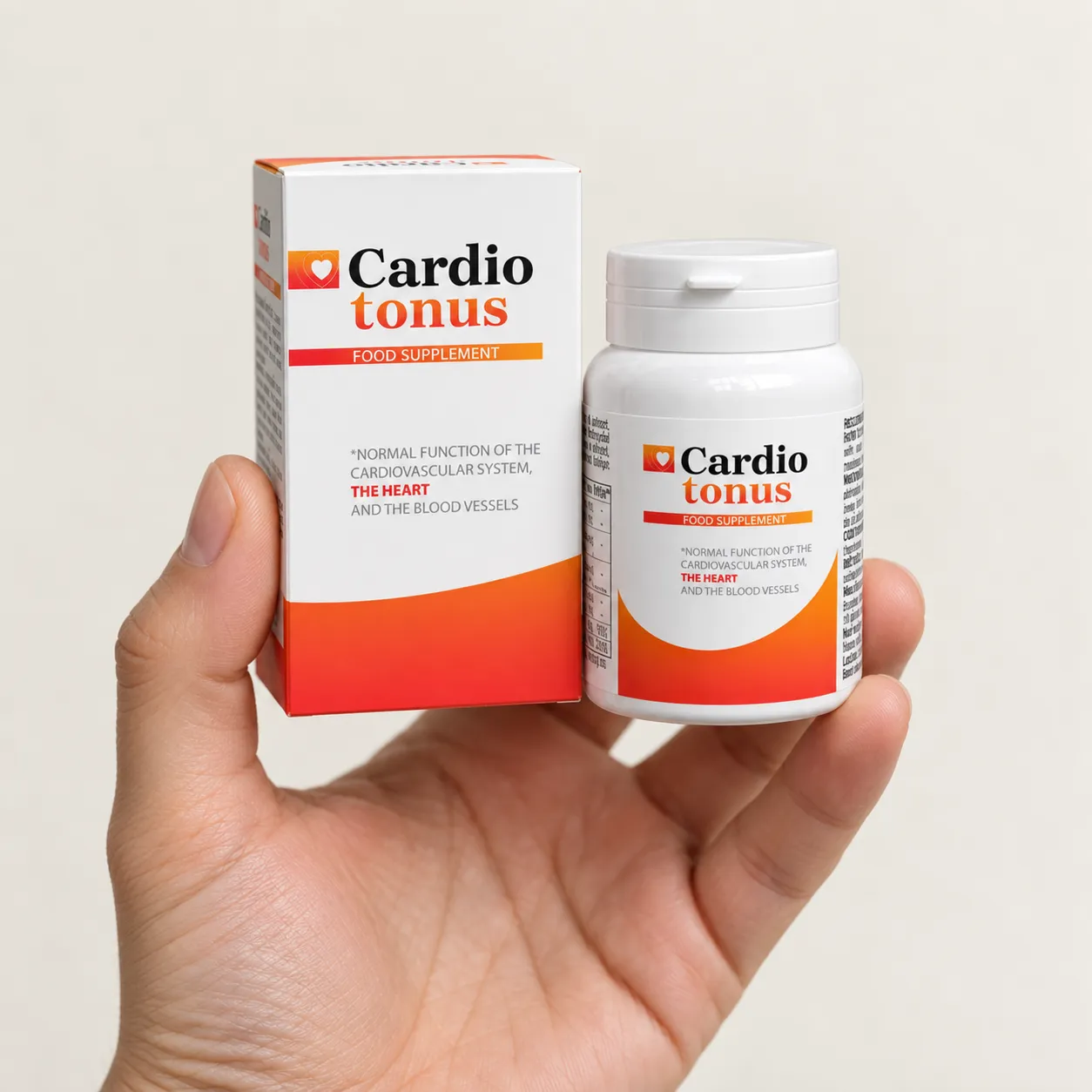 Cardiotonus — el envase en la mano