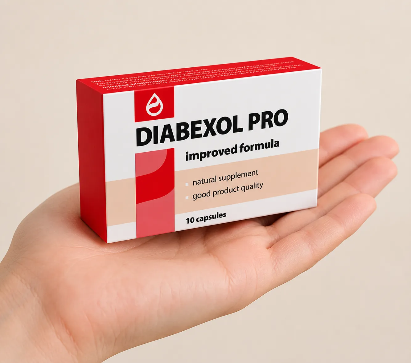 Diabexol Pro — el envase en la mano