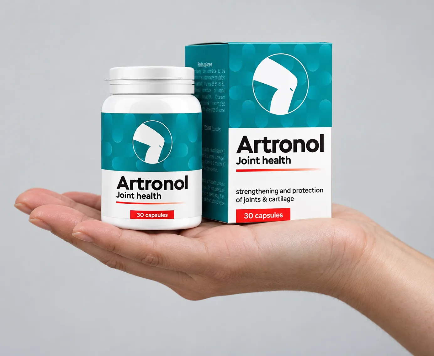 Artronol — el envase en la mano