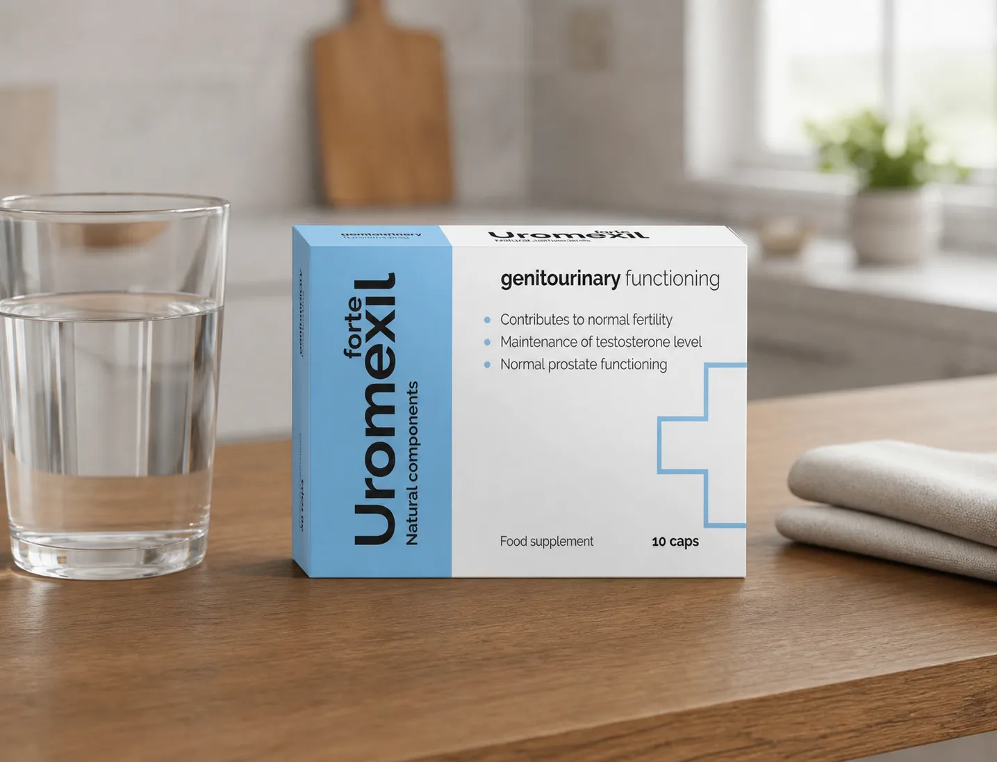 Uromexil Forte female urination — el envase en el día a día