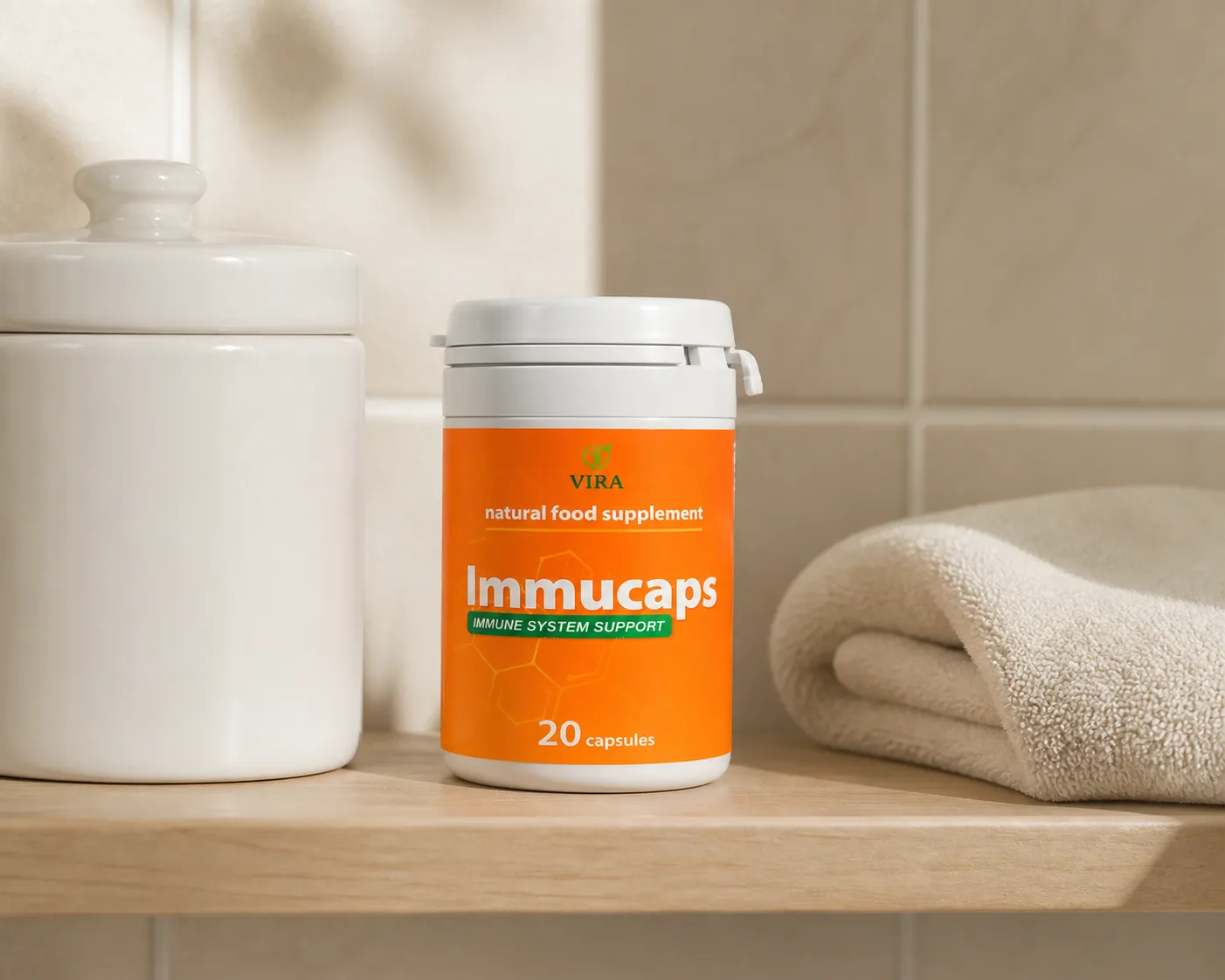 Immucaps — el envase en el día a día