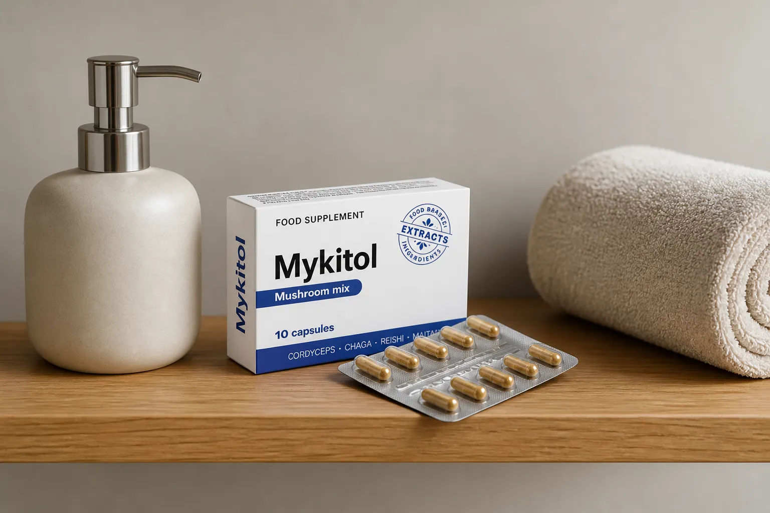 Mykitol BLUE — el envase en el día a día