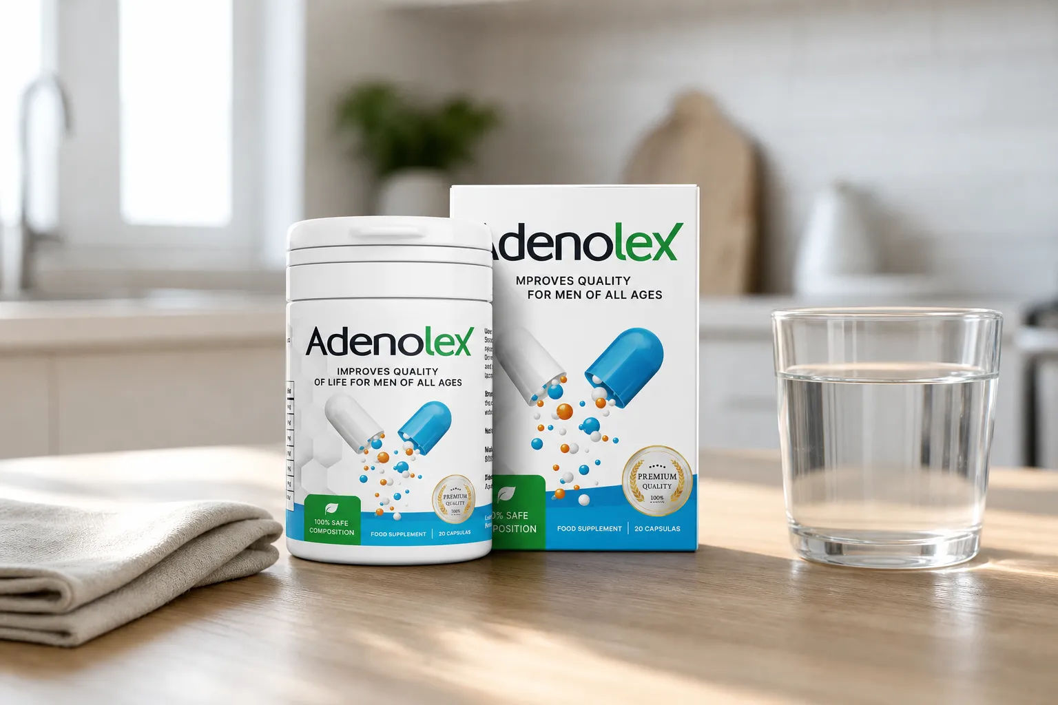 Adenolex — el envase en el día a día