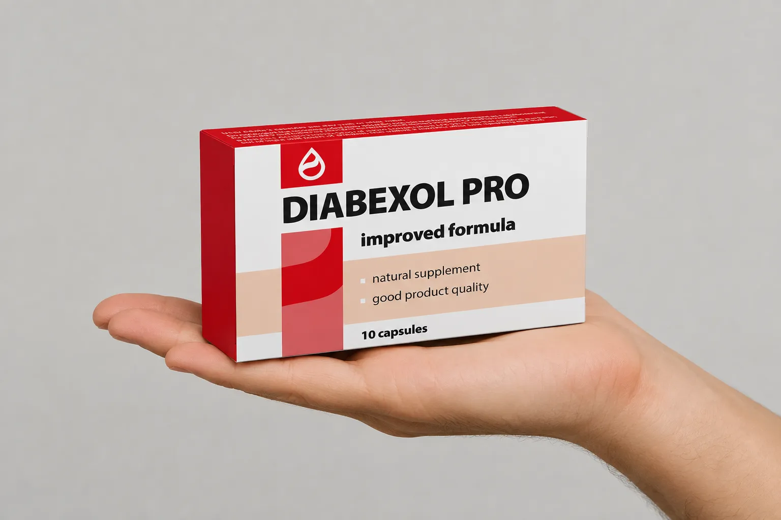 Diabexol Pro — el envase en la mano