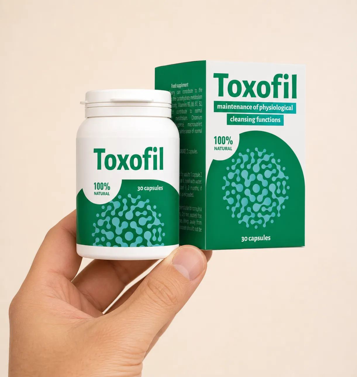Toxofil ЖКТ — el envase en la mano