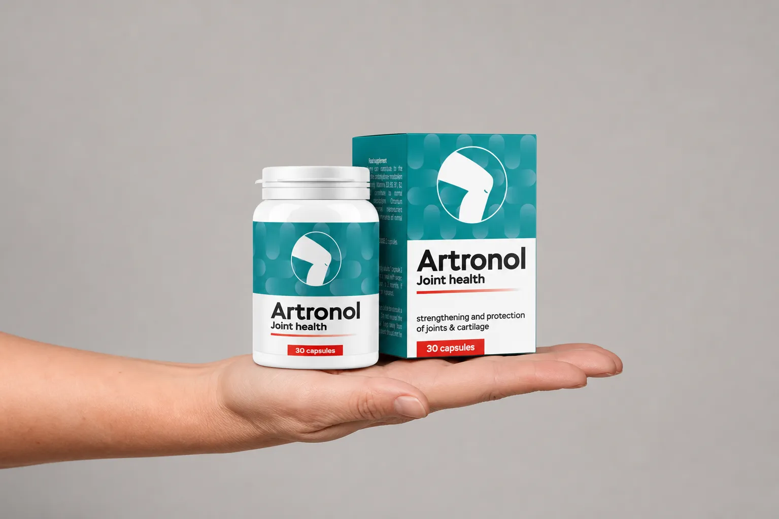 Artronol — el envase en la mano