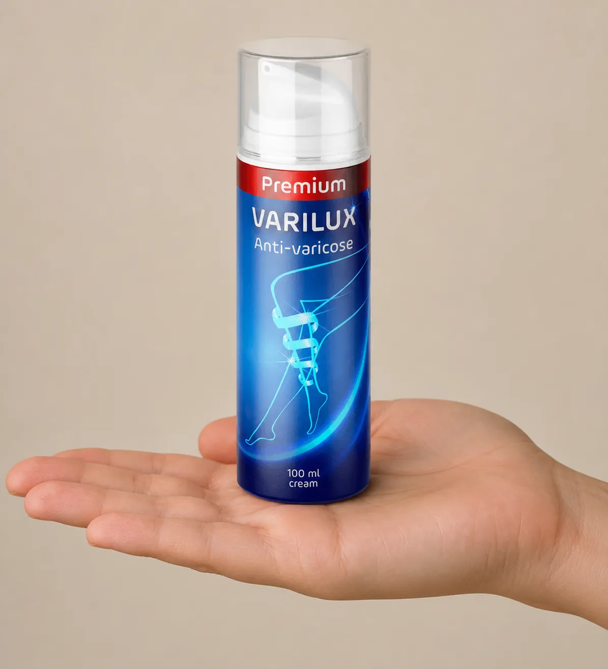 VARILUX — el envase en la mano